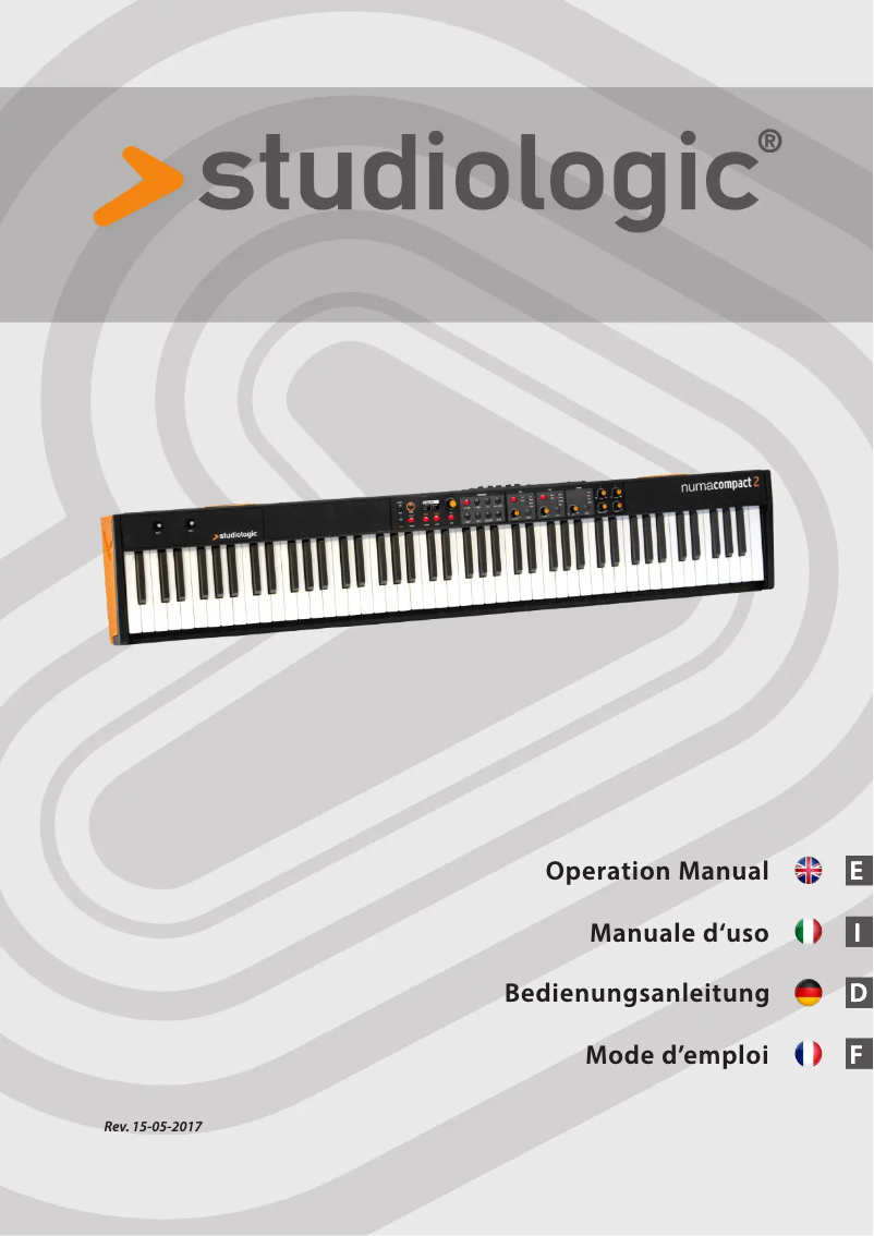 Page n°1 - Manuel utilisateur Studiologic Numa Compact 2
