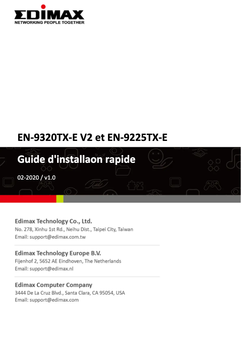 Página 1 del manual Manual de usuario Edimax EN-9225TX-E