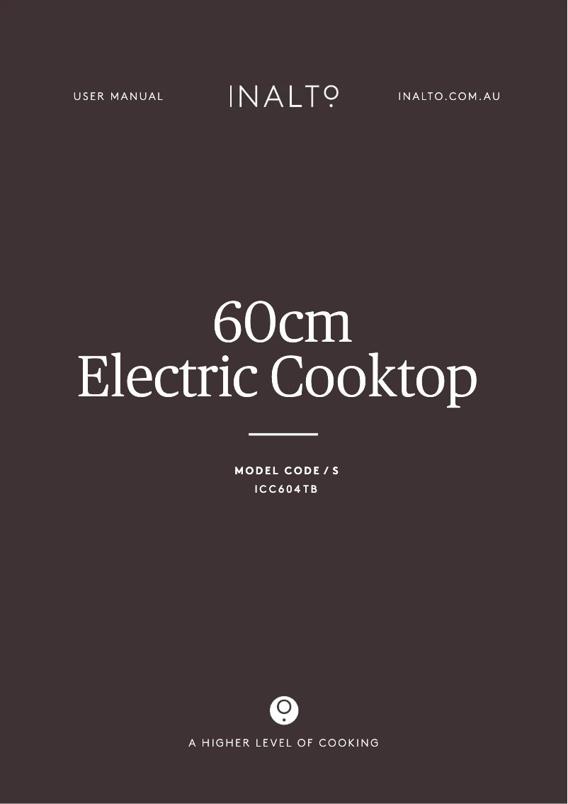 Page 1 de la notice Manuel utilisateur InAlto ICC604TB