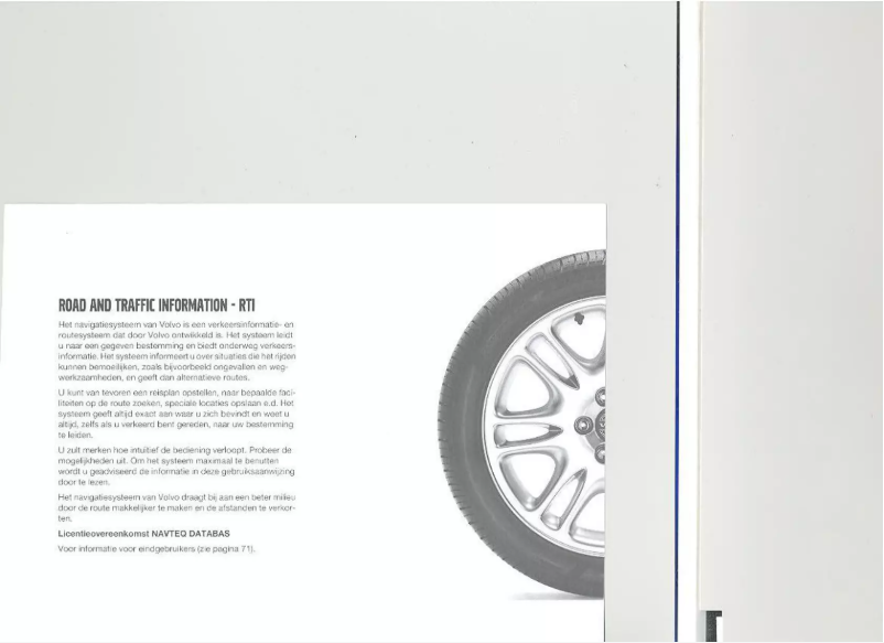 Page n°1 - Manuel utilisateur Volvo RTI XC60 (2009)