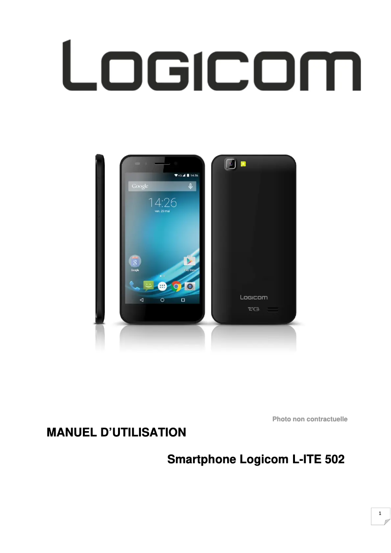 Image de la première page du manuel de l'appareil L-ite 502