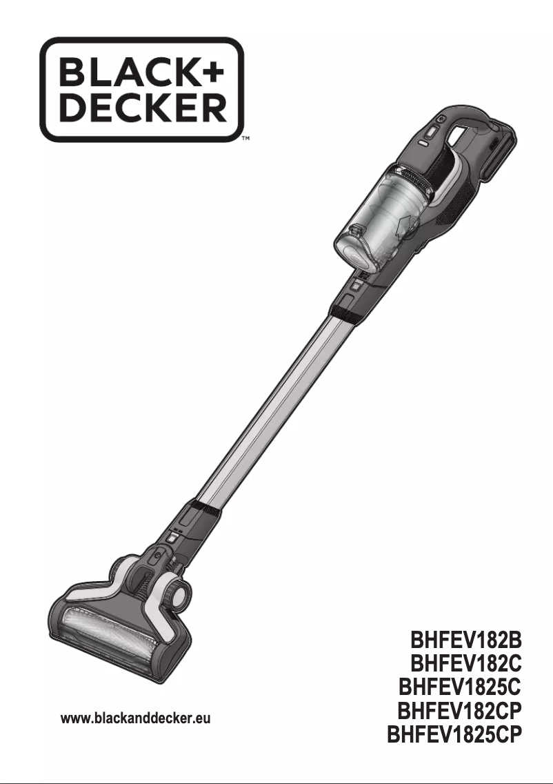 Page 1 de la notice Manuel utilisateur Black & Decker BHFEV1825C
