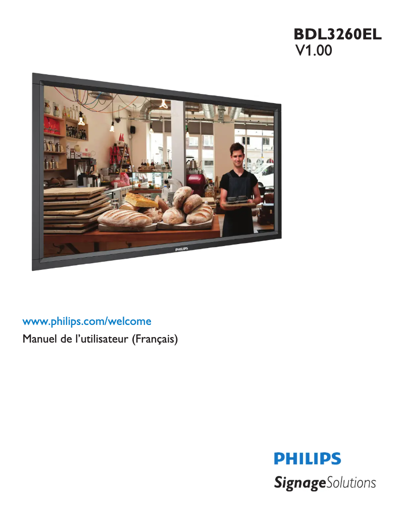 Page n°1 - Mode d'emploi Philips BDL3260EL