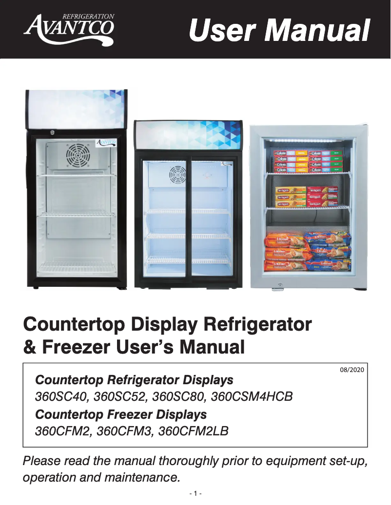 Image de la première page du manuel de l'appareil SC-80