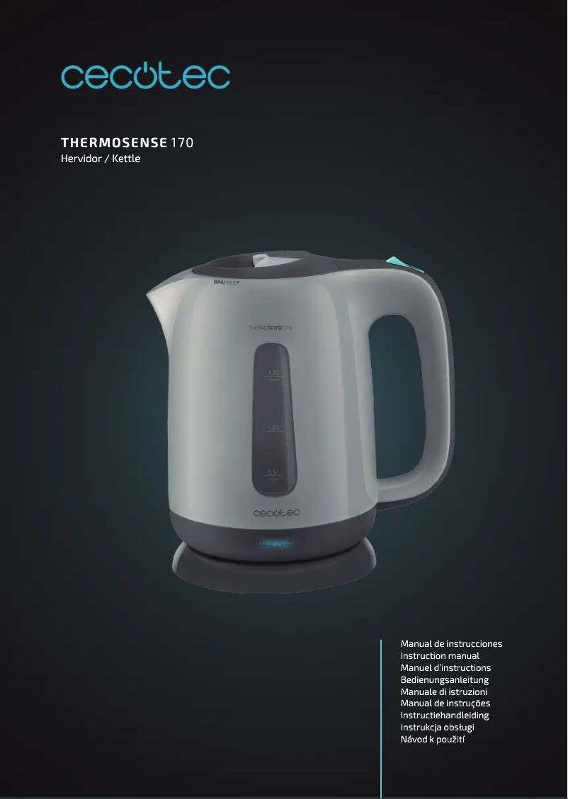 Page 1 de la notice Manuel utilisateur Cecotec ThermoSense 120