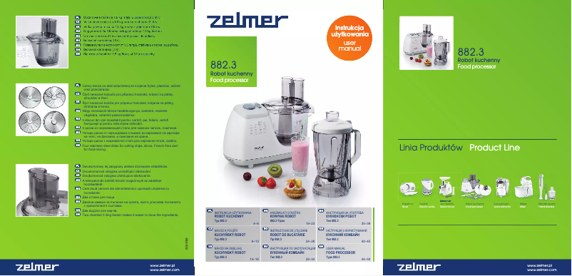 Page n°1 - Manuel utilisateur Zelmer 882.3