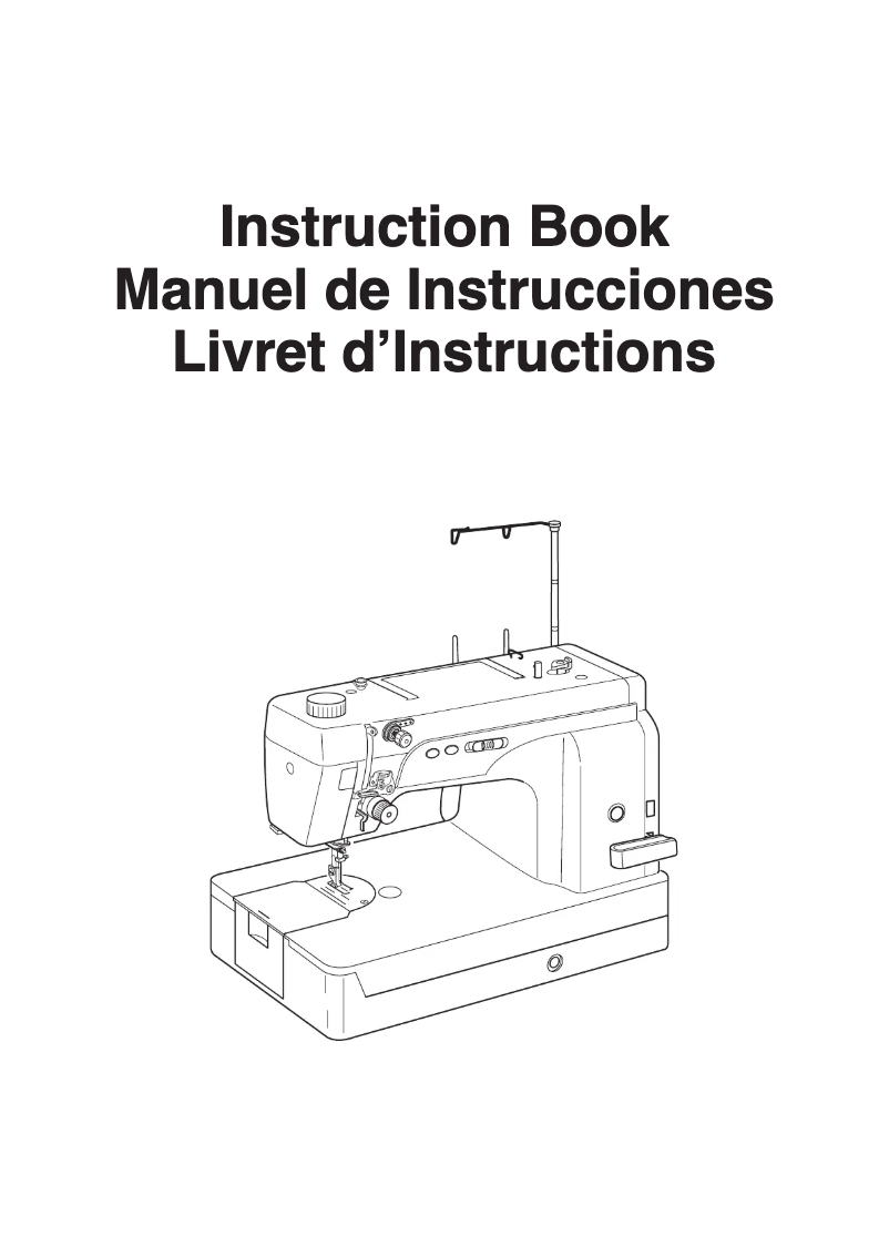 Page n°1 - Manuel utilisateur Janome HD9BE