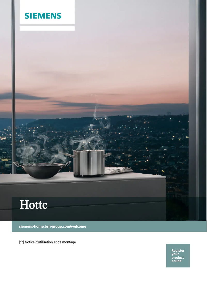 Page n°1 - Manuel utilisateur Siemens iQ700 LF91BUV55