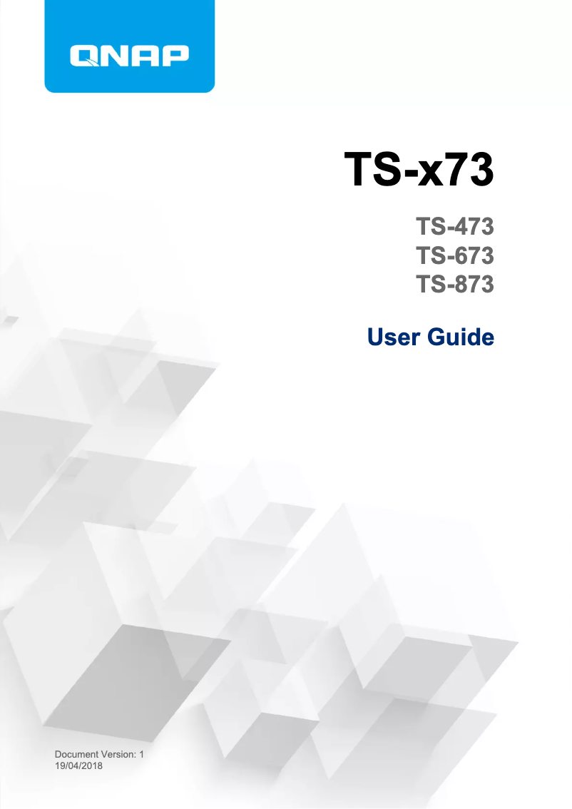 Image de la première page du manuel de l'appareil TS-473-4G