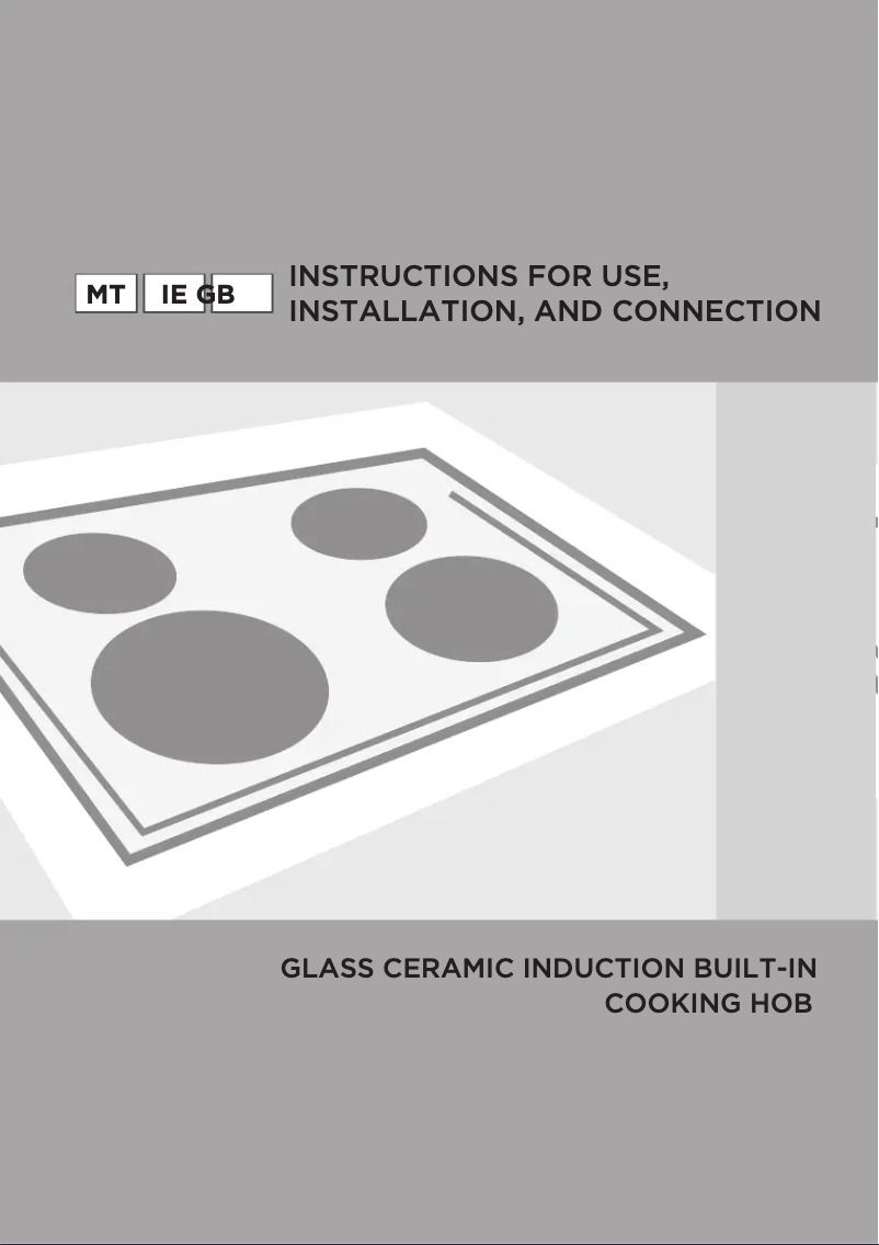 Image de la première page du manuel de l'appareil IT734CSC