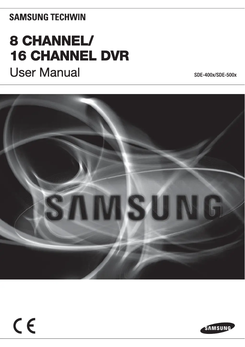 Page 1 de la notice Manuel utilisateur Samsung SDE-5002N