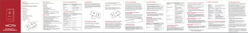 Image de la première page du manuel de l'appareil HD+ Bluetooth 4.0