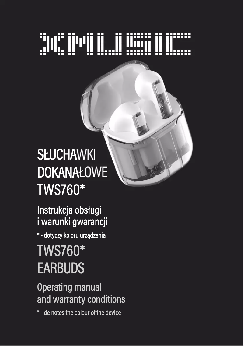 Page n°1 - Manuel utilisateur Xmusic BTS850