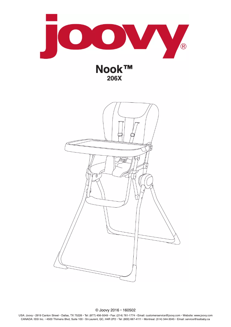 Image de la première page du manuel de l'appareil Nook (206X)