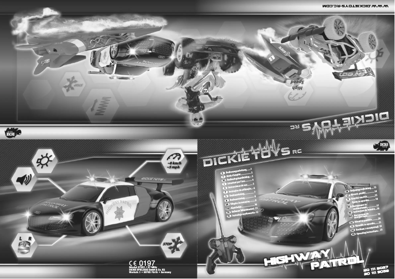 Página 1 del manual Manual de usuario Dickie Highway Patrol