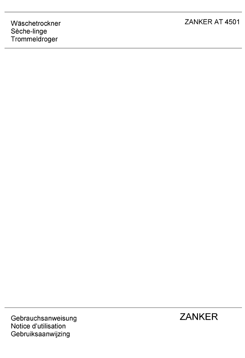 Page 1 de la notice Manuel utilisateur Zanker AT 4501