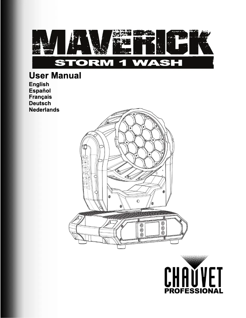 Image de la première page du manuel de l'appareil Maverick Storm 1 Wash