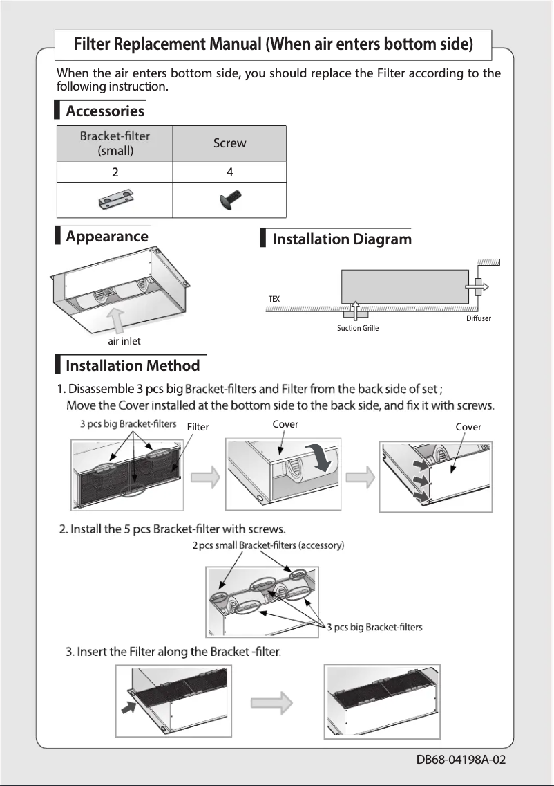 Page 1 de la notice Guide d'installation Samsung AM036ANLDKH