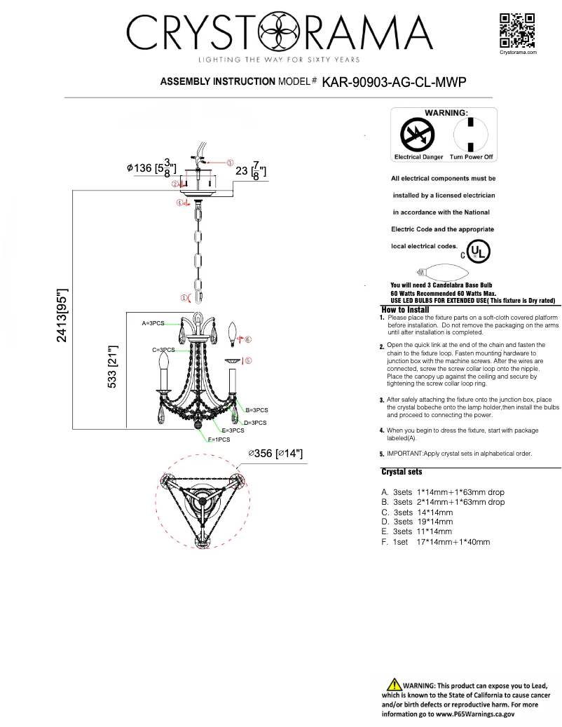 Image de la première page du manuel de l'appareil Karrington KAR-90903-AG-CL-MWP