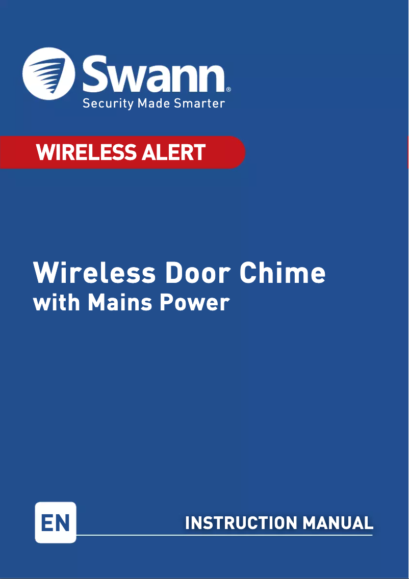 Page n°1 - Manuel utilisateur Swann SWHOM-DC822P