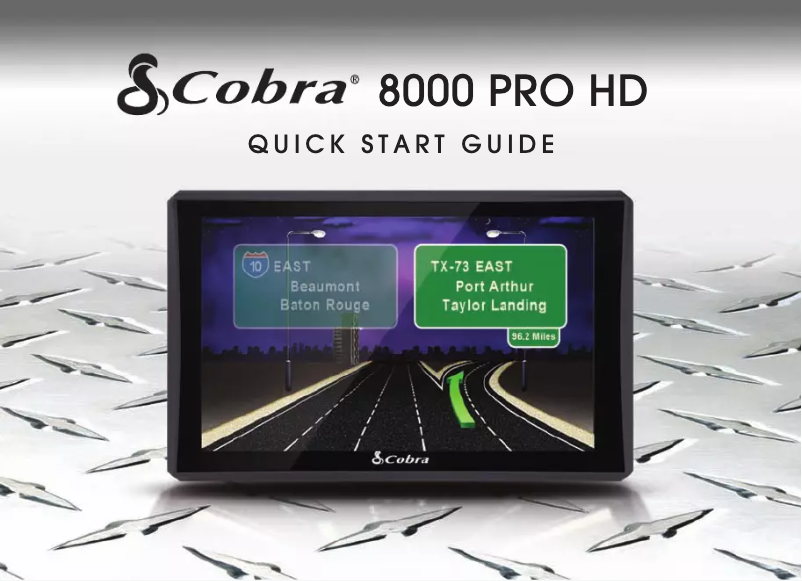 Image de la première page du manuel de l'appareil 8000 PRO HD