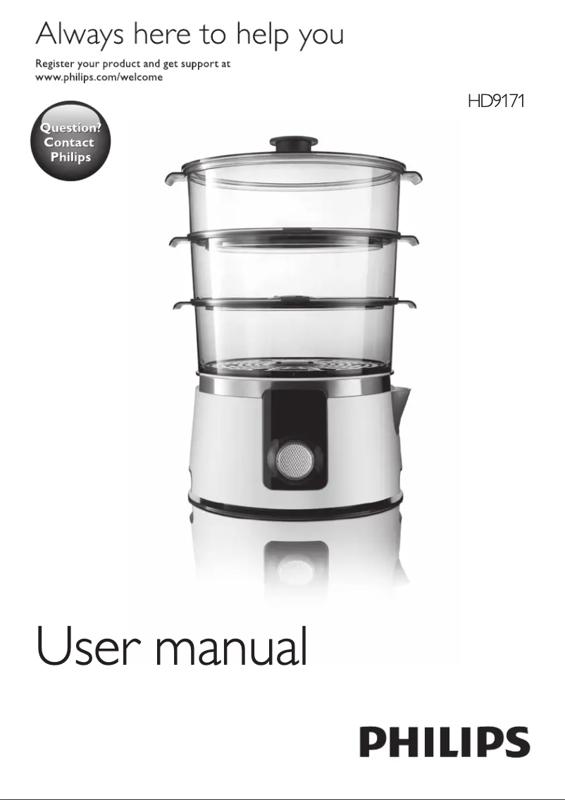 Page n°1 - Manuel utilisateur Philips Avance Collection HD9171