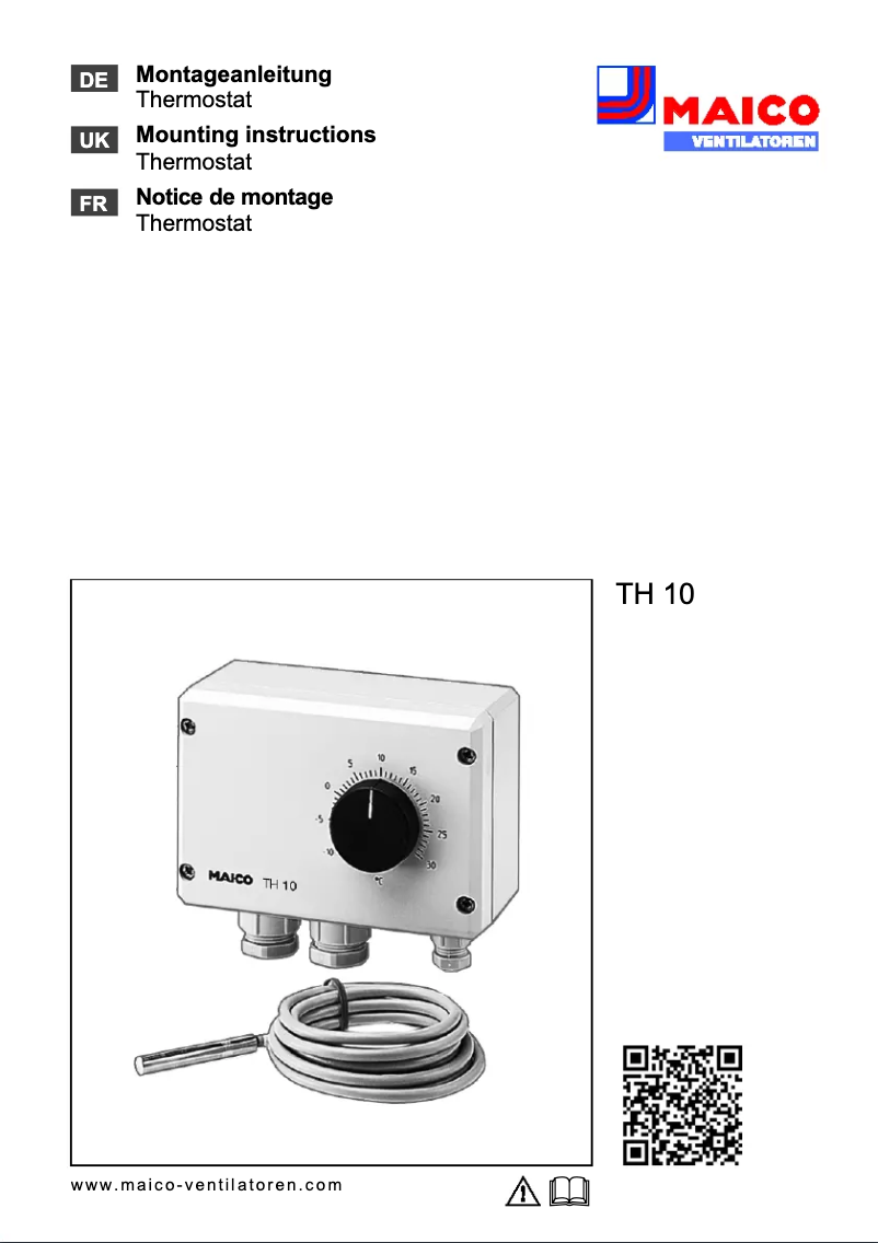 Image de la première page du manuel de l'appareil TH 10