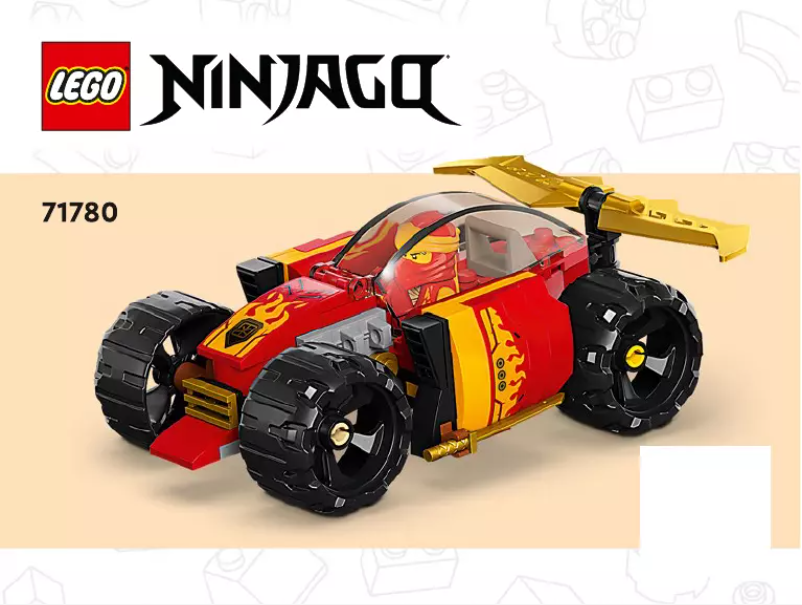 Page 1 de la notice Manuel utilisateur Lego Ninjago 71780