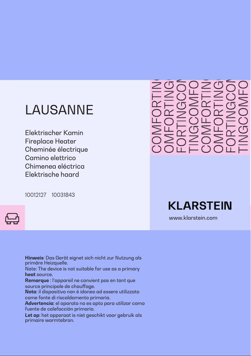 Image de la première page du manuel de l'appareil Lausanne