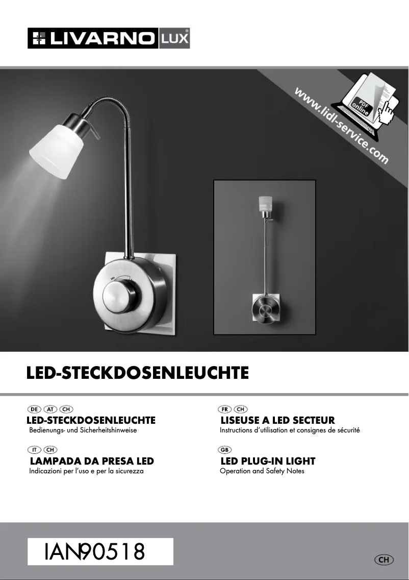 Page n°1 - Manuel utilisateur Livarno Lux IAN 90518