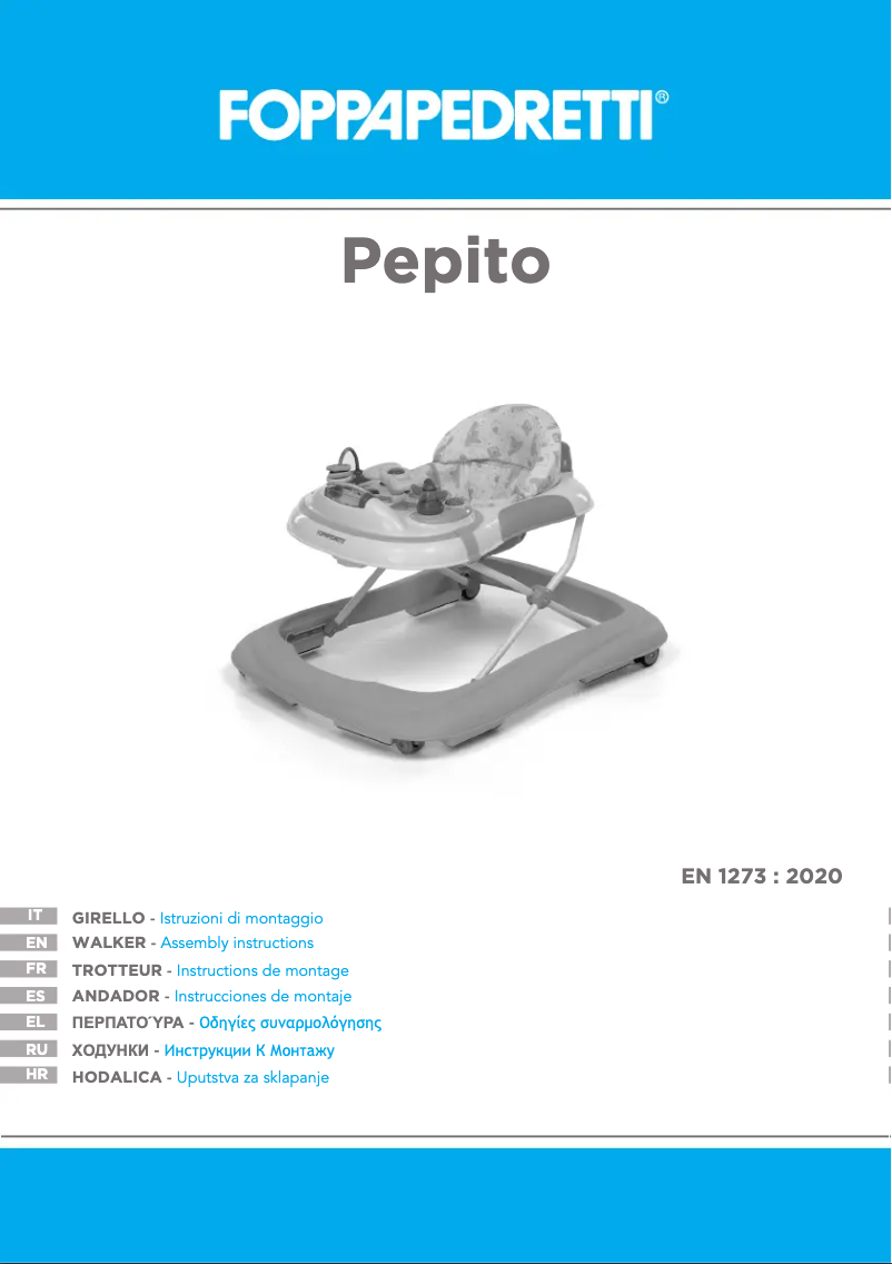 Page n°1 - Manuel utilisateur Foppapedretti Pepito