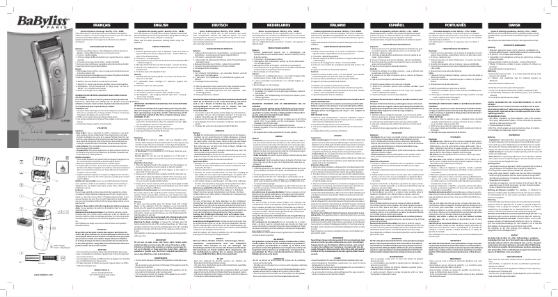 Image de la première page du manuel de l'appareil G898E