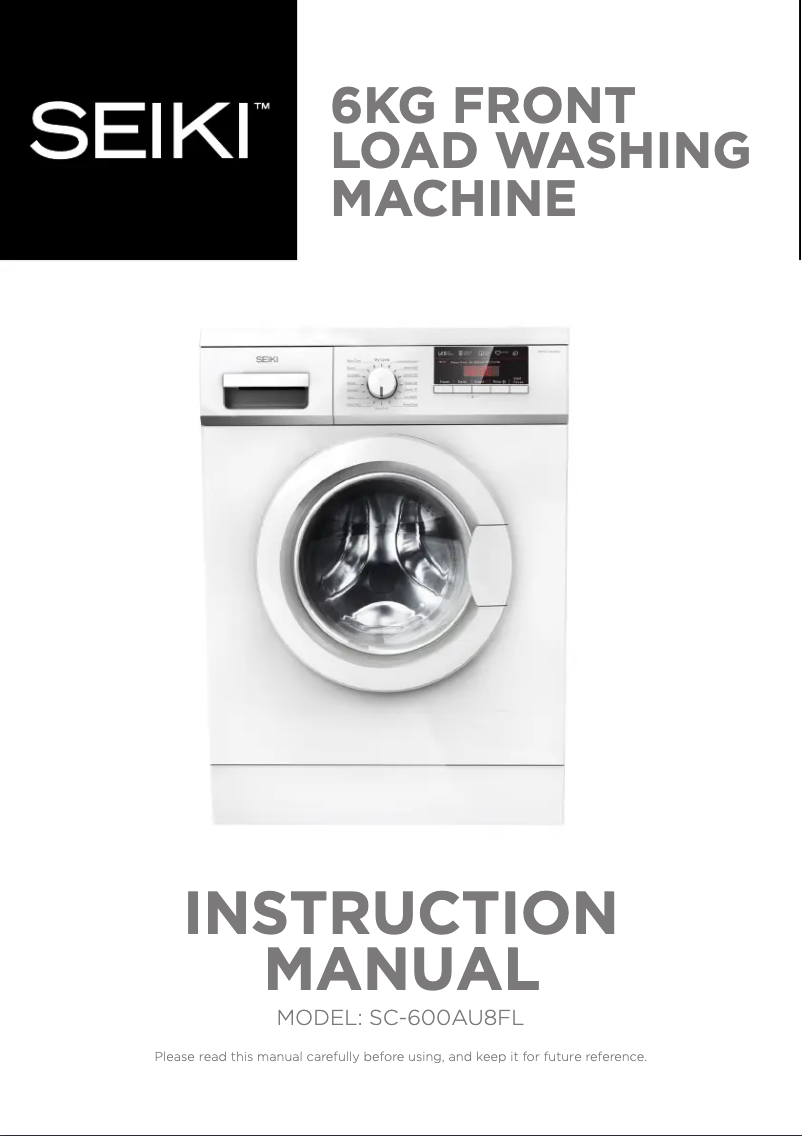 Image de la première page du manuel de l'appareil SC-600AU7FL