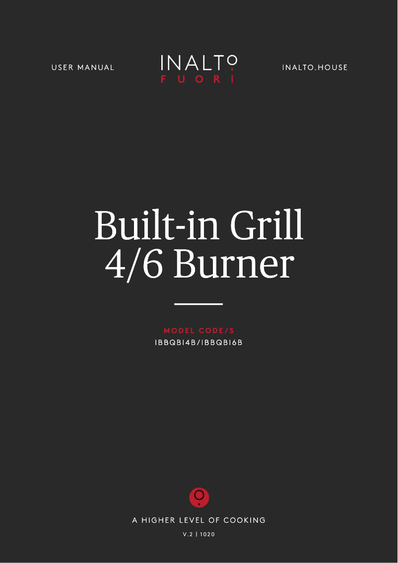 Page 1 de la notice Manuel utilisateur InAlto IBBQBI6B