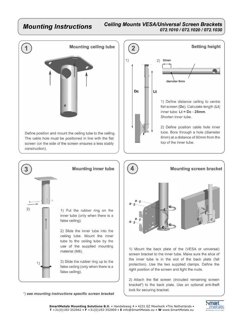 Page 1 de la notice Manuel utilisateur SmartMetals 072.1020
