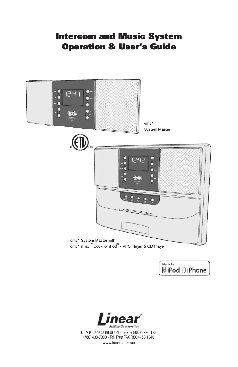 Image de la première page du manuel de l'appareil DMC1