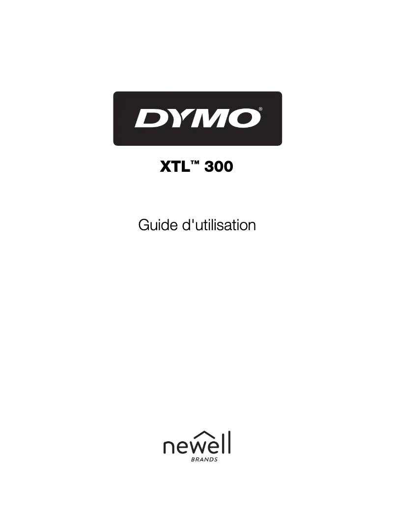 Page 1 de la notice Manuel utilisateur Dymo LabelManager XTL 300
