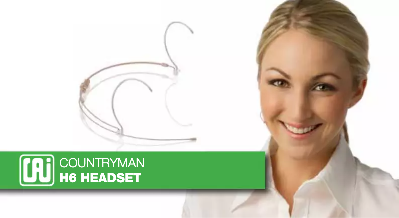 Page 1 de la notice Manuel utilisateur Countryman H6