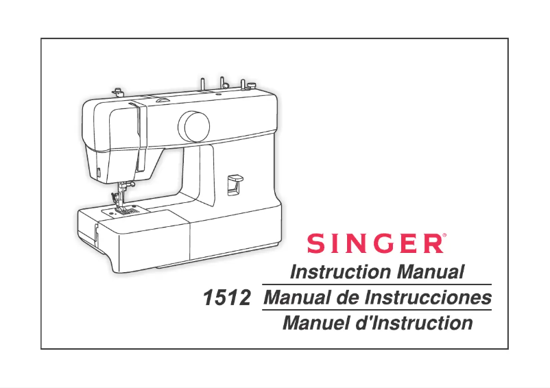 Page n°1 - Manuel utilisateur Singer 1512