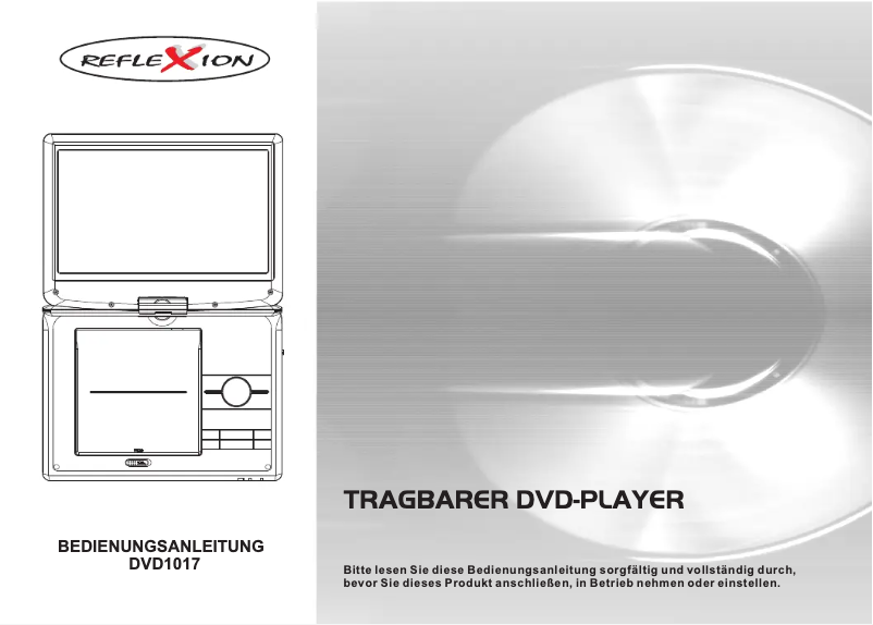 Page 1 de la notice Manuel utilisateur Reflexion DVD1017T2HD