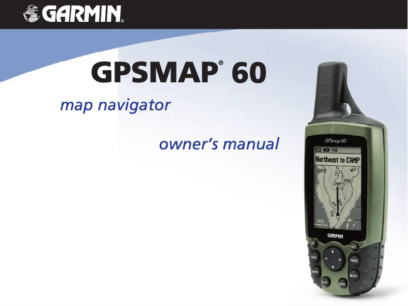 Page n°1 - Manuel utilisateur Garmin GPSMAP 60 Atlantic