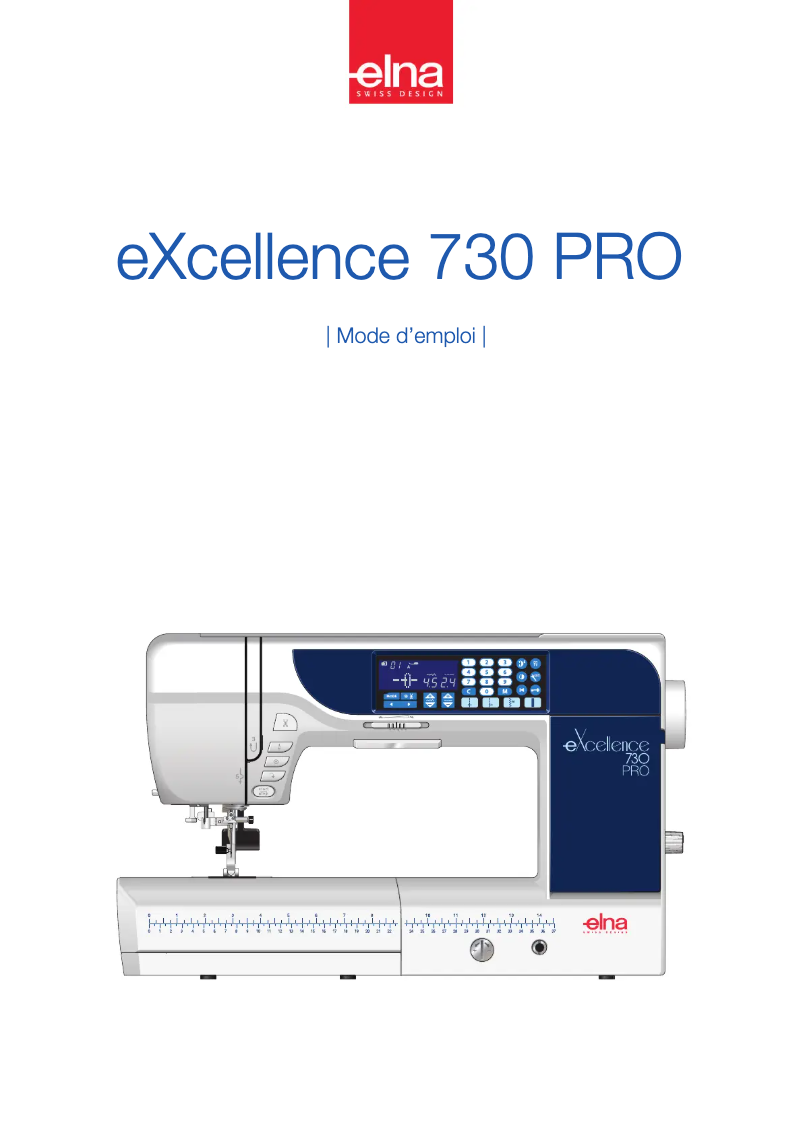 Image de la première page du manuel de l'appareil eXcellence 730 Pro