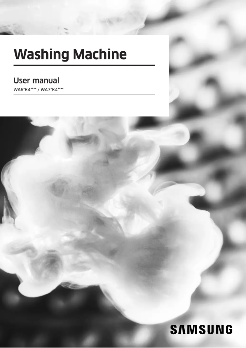 Image de la première page du manuel de l'appareil WA62K4000HD