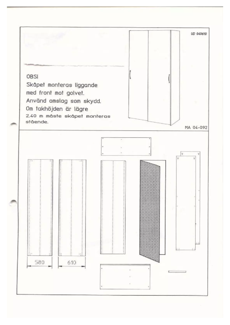 Image de la première page du manuel de l'appareil Active (120cm)