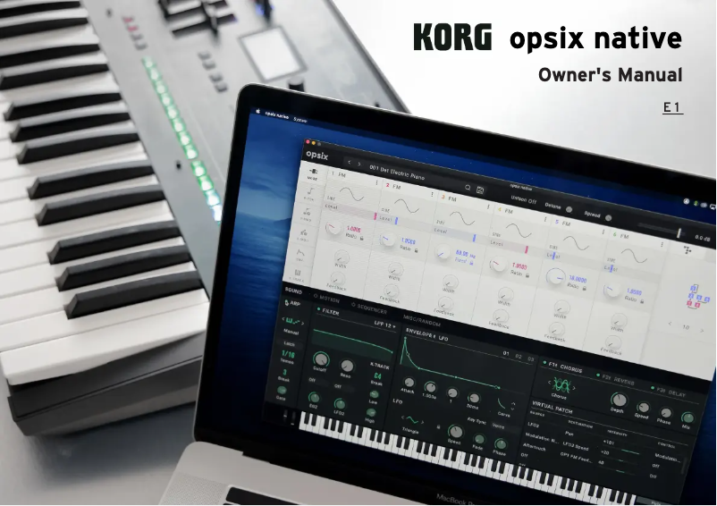 Image de la première page du manuel de l'appareil Opsix native