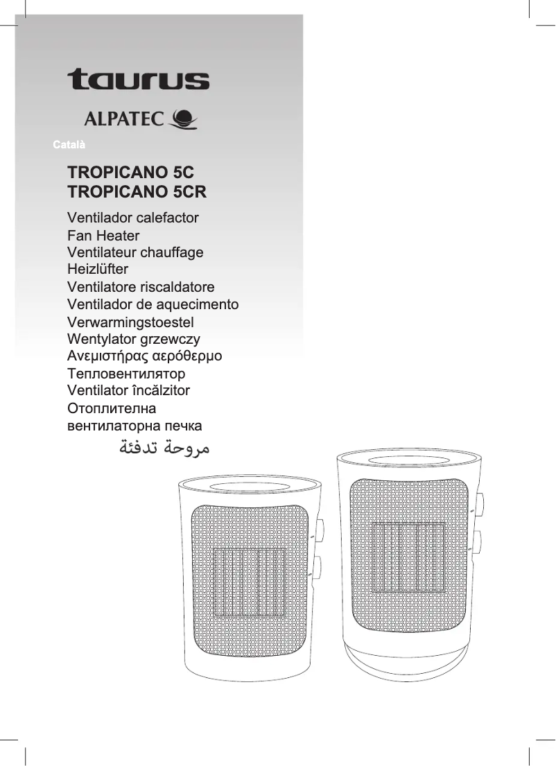 Page n°1 - Manuel utilisateur Taurus Tropicano 5CR