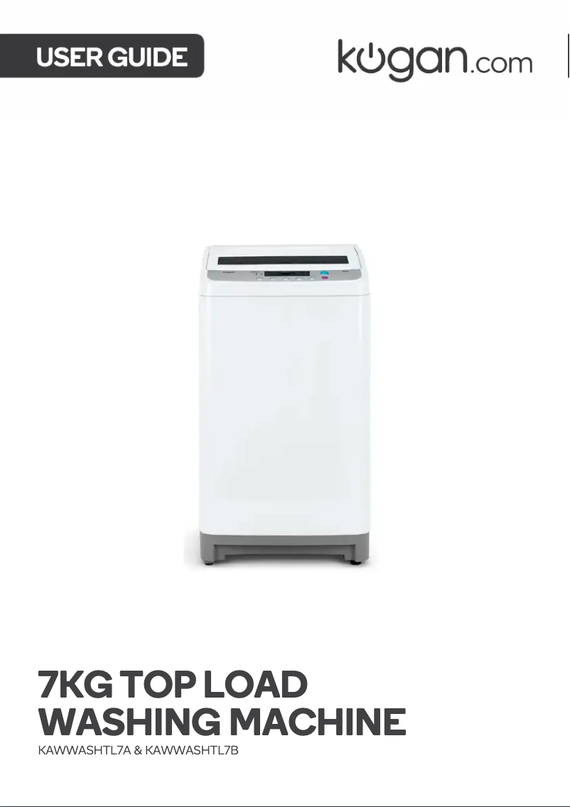 Page 1 de la notice Manuel utilisateur Kogan KAWWASHTL7A