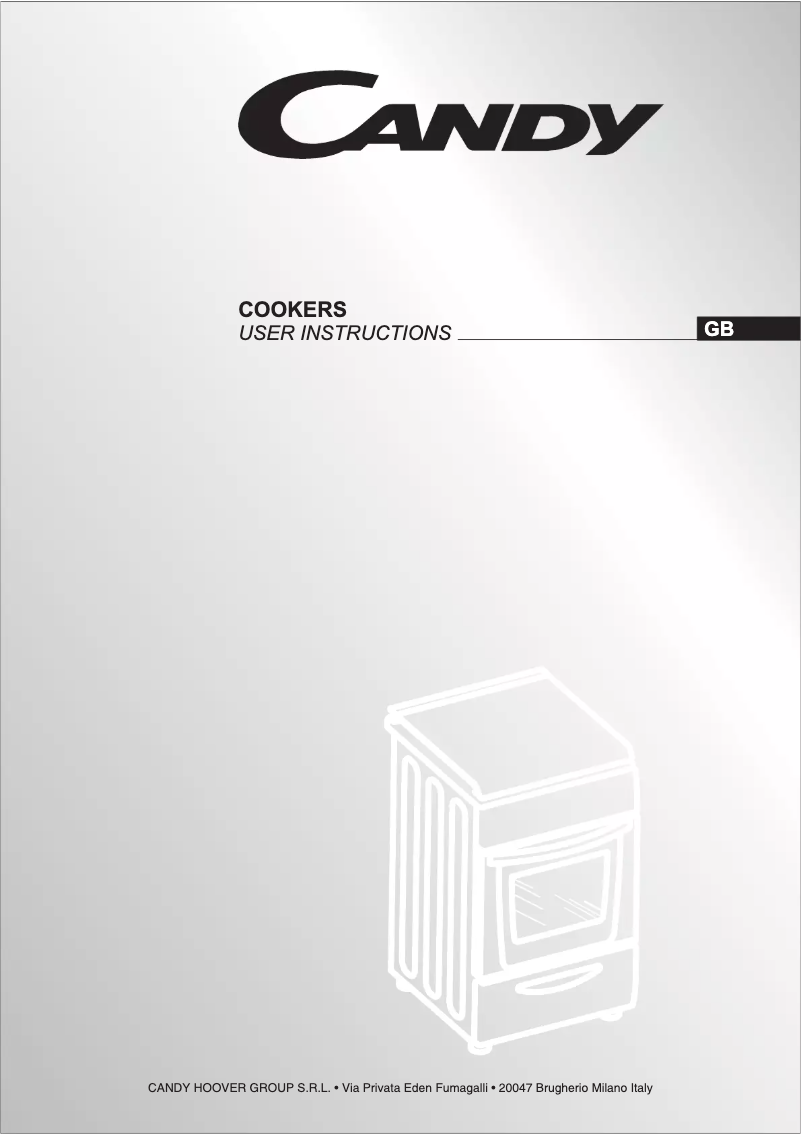 Page n°1 - Manuel utilisateur Candy CGM6621STHM