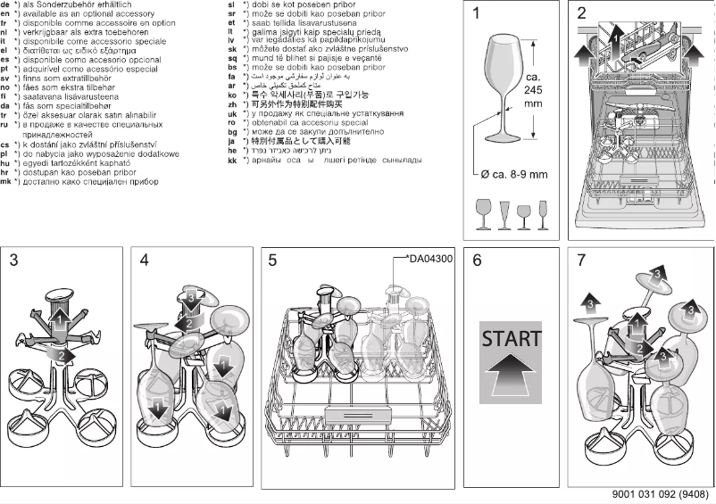 Page 1 de la notice Guide d'installation Gaggenau DF481163F