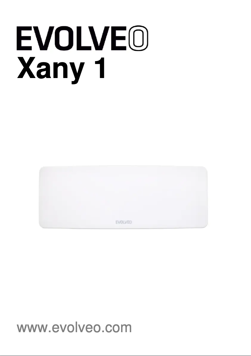 Image de la première page du manuel de l'appareil Xany 1 LTE